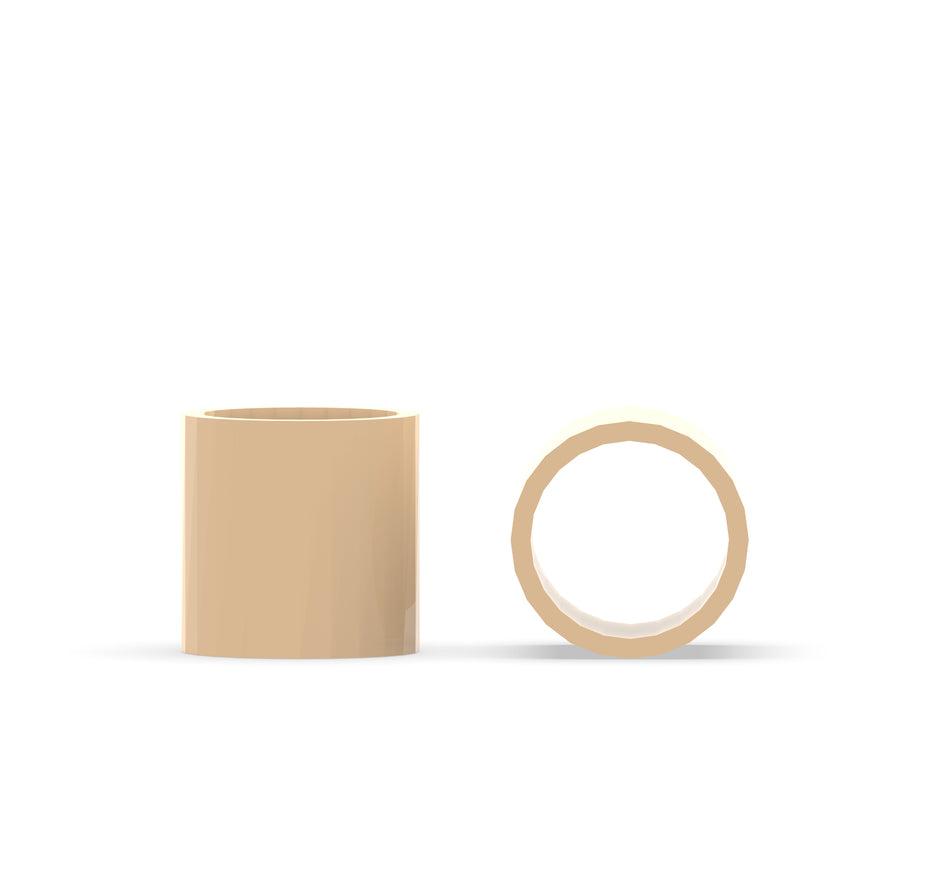 Polyether Ether Ketone (PEEK) Custom Manufactured Bushings/Spacers