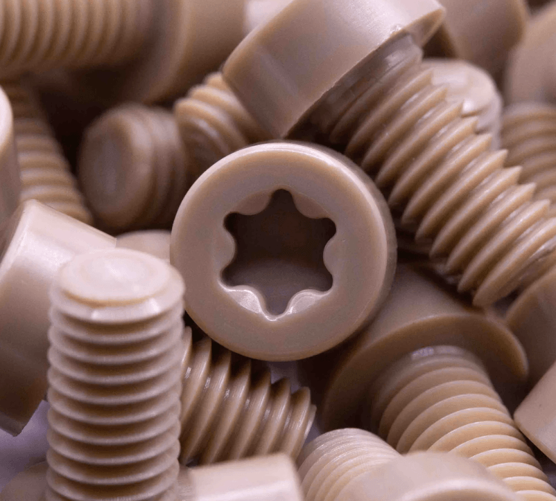 PEEK M2 Components - High Performance Polymer-Plastic Fastener Components