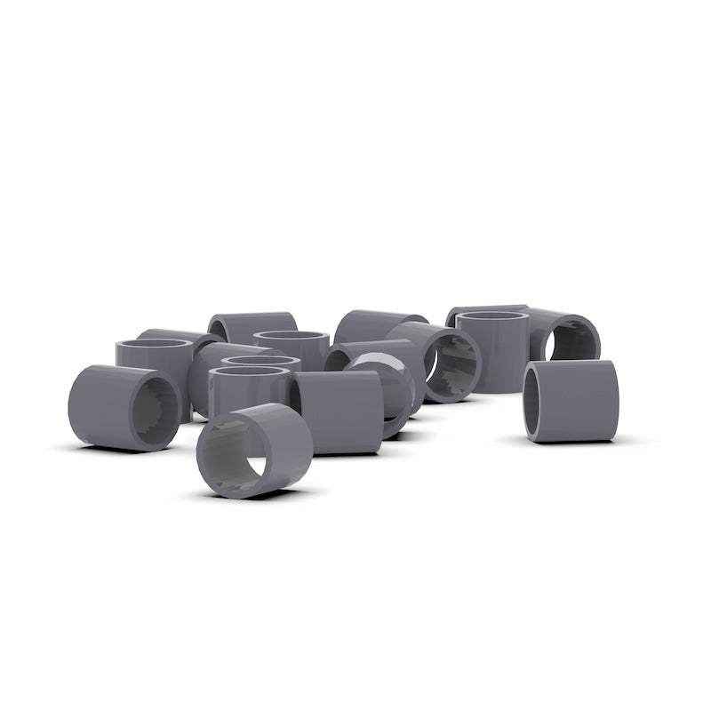 Polyvinyl Chloride (PVC) Custom Manufactured Bushings/Spacers