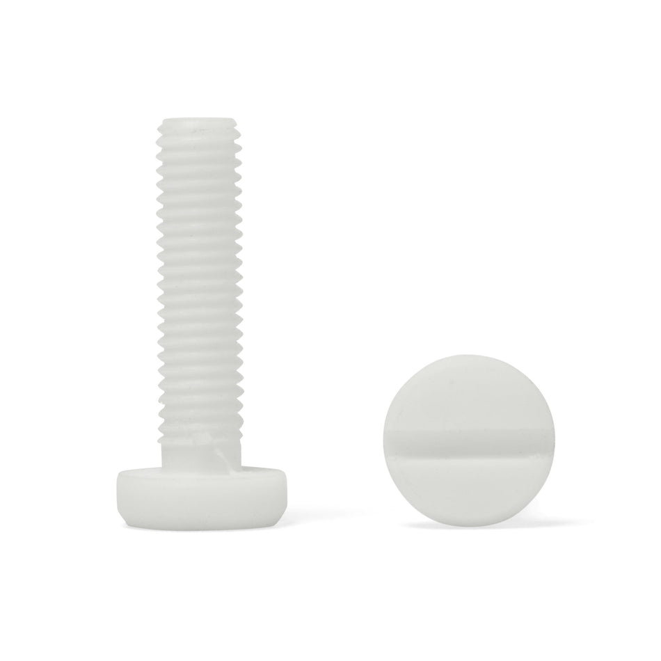 PTFE Teflon Slotted Pan Head Screws - DIN 85